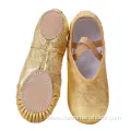 Girls Ballet Shoes for Girls Split-Sole Toddler Glitter Flats for Kids Dance